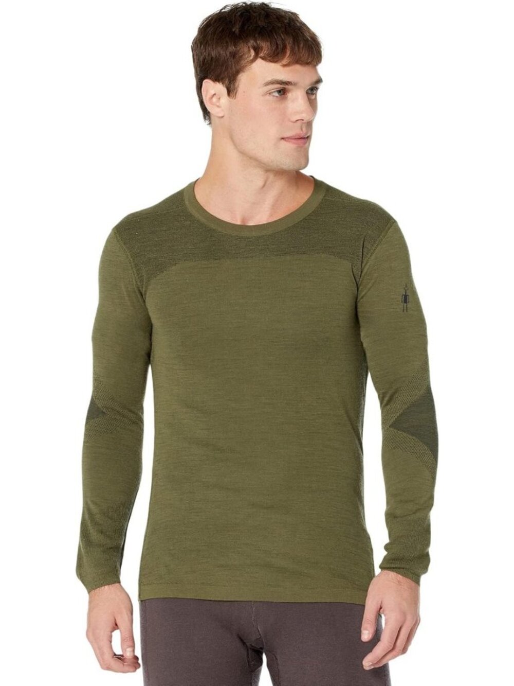 Lightweight Merino Wool Long Sleeve Base Layer Crew Shirt - Breathable & Thermal